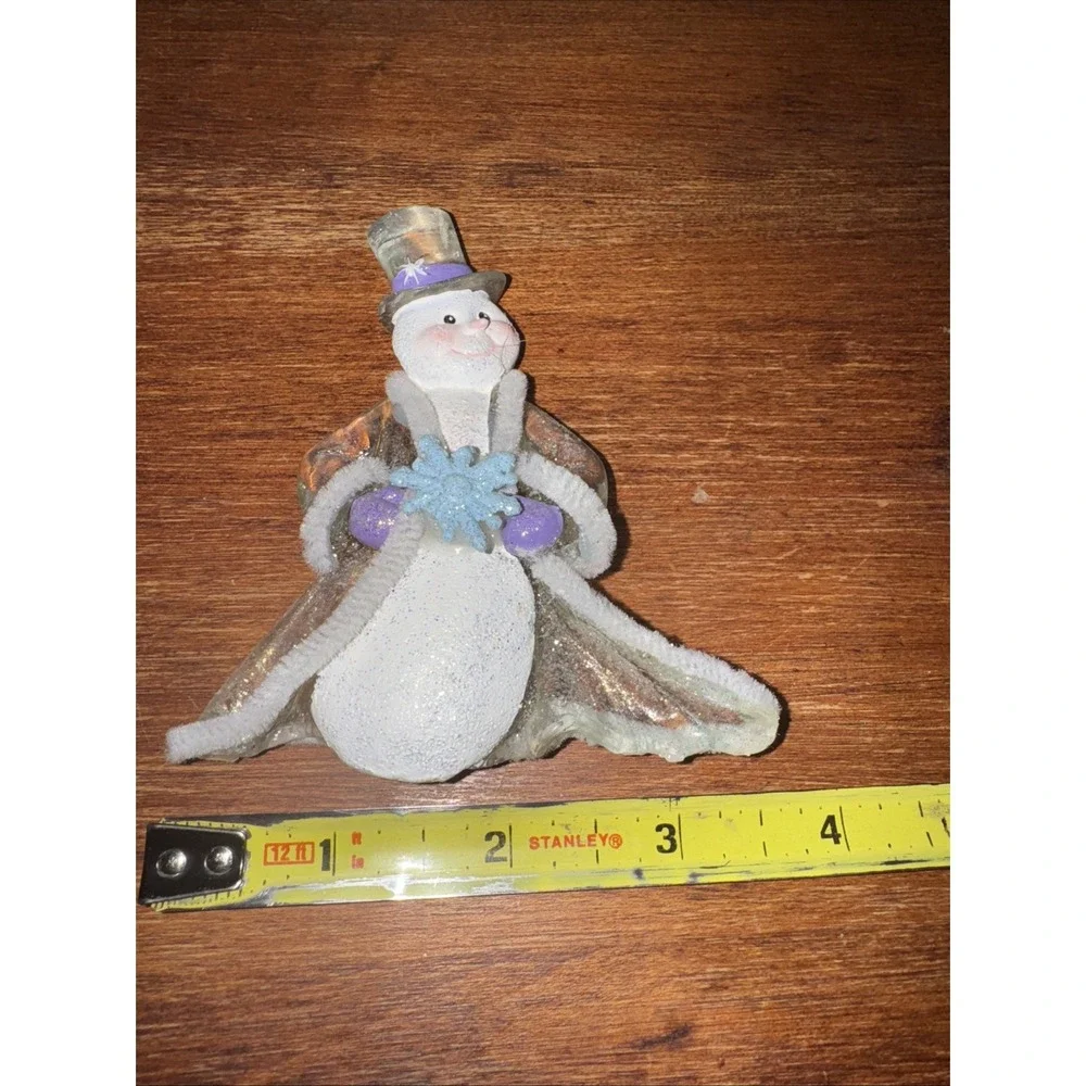 Vintage Figurine Snowman Ornament‎ 4